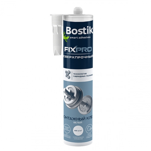 Bostik FIXPRO СВЕРХПРОЧНЫЙ 290 мл Белый - суперсильный гибридный монтажный клей
