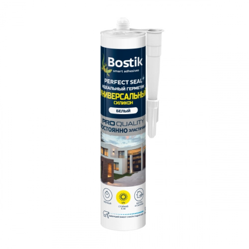 Bostik PERFECT SEAL 280 мл Прозрачный - УНИВЕРСАЛЬНЫЙ СИЛИКОН