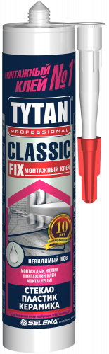 Монтажный клей прозрачный TYTAN CLASSIC FIX