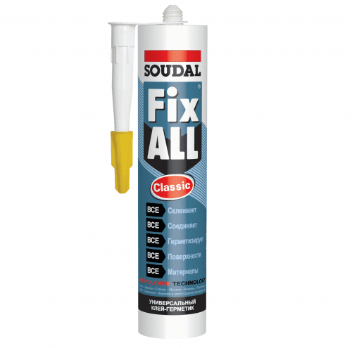 Soudal Fix All Classic эластичный гибридный клей-герметик