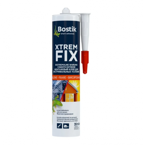 Bostik XTREM FIX 290 мл Белый – Монтажный высокопрочный клей