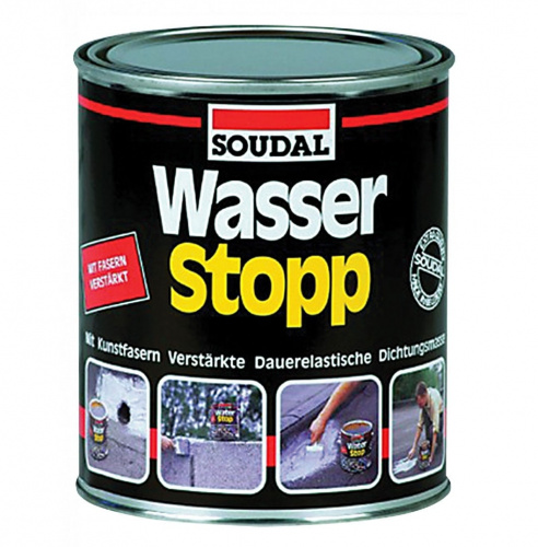 Wasser Stopp – эластичный кровельный герметик (покрытие для ремонта) 4 кг