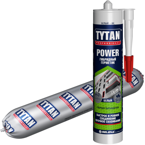 Tytan Professional POWER герметик гибридный 310 мл Черный