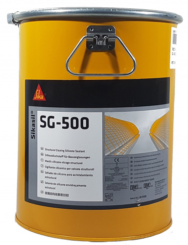 Sikasil SG-500 - Двухкомпонентный высококачественный структурный клей-герметик 20 кг (Компонент В) Серый