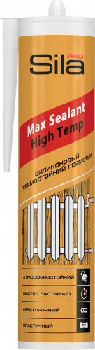 Герметик силиконовый термостойкий Sila PRO High Temp, 290 мл Красный