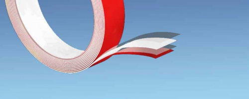Norbond A7100R 0,1 мм Прозрачный 20 мм - Двусторонняя клеевая лента с полиэфирным слоем
