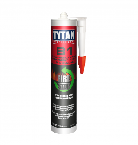 Tytan Professional B1 герметик силиконовый противопожарный 310 мл Белый