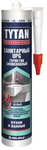 Tytan Professional UPG герметик силиконовый санитарный 280 мл Прозрачный