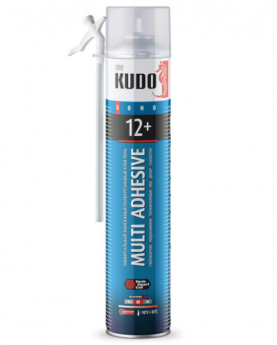 Клей-пена универсальный монтажный KUDO MULTI ADHESIVE HOME 12+ 1000 мл