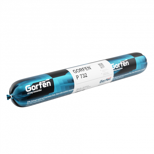 GORFEN® P 732 - Полиуретановый клей-герметик для вклейки автостекол 600 мл Черный