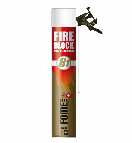 FOME FLEX FIRE BLOCK Огнестойкая пена с дозатором - 750 мл