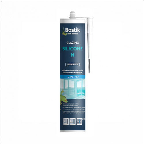 Bostik Glazing Silicone N - Нейтральный стекольный силиконовый герметик 280 мл Белый