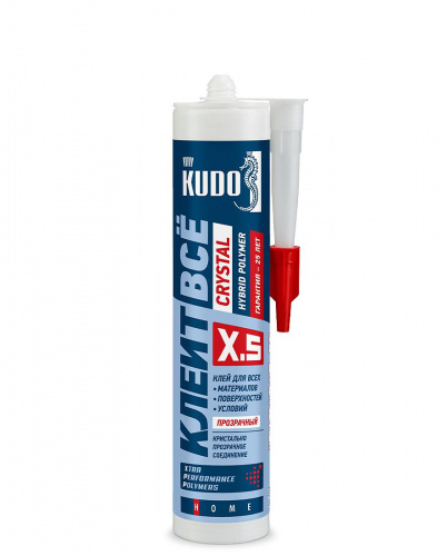 «КЛЕИТ ВСЁ» KUDO CRYSTAL прозрачный 280 мл