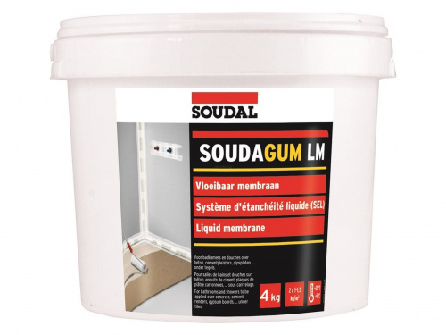 Soudagum LM - жидкая гидроизоляционная мембрана 4 кг