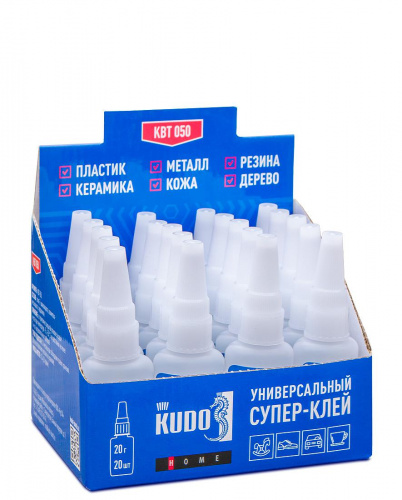 Клей цианоакрилатный KUDO «Универсальный Супер‑клей» 20 гр