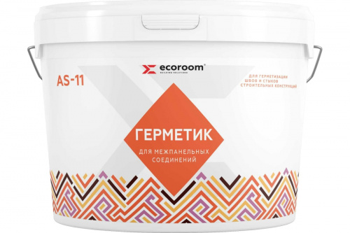 ECOROOM AS 11 – Акриловый герметик для межпанельных швов 600 мл Серый