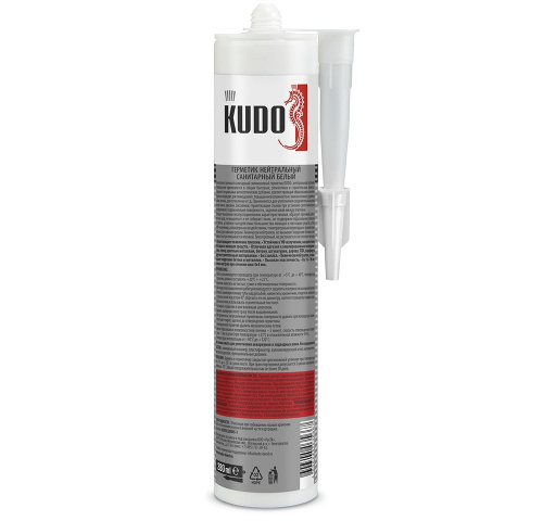 KUDO KUSSIL280NS-1 Герметик нейтральный санитарный белый