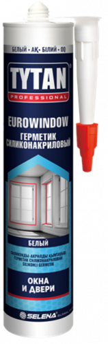 TYTAN PROFESSIONAL EUROWINDOW ГЕРМЕТИК СИЛИКОНАКРИЛОВЫЙ ОКНА И ДВЕРИ