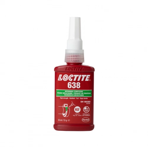Loctite 638 высокопрочный универсальный вал-втулочный фиксатор 250 мл