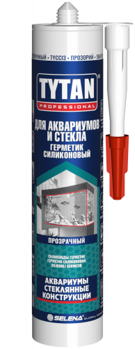 Tytan Professional Для аквариумов и стекла герметик силиконовый 280 мл Прозрачный