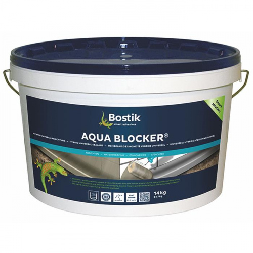 BOSTIK AQUA BLOCKER – гидроизоляционная мастика на основе МС полимеров 14 кг Серый